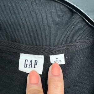 Cozy black winter dress or top